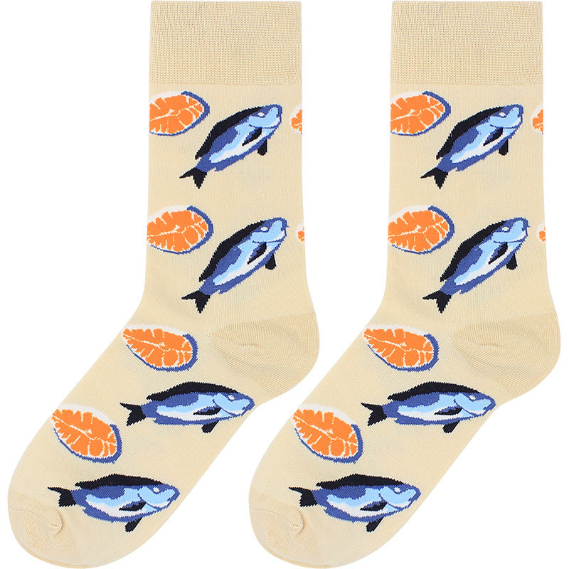 Seafood Motivstrumpor