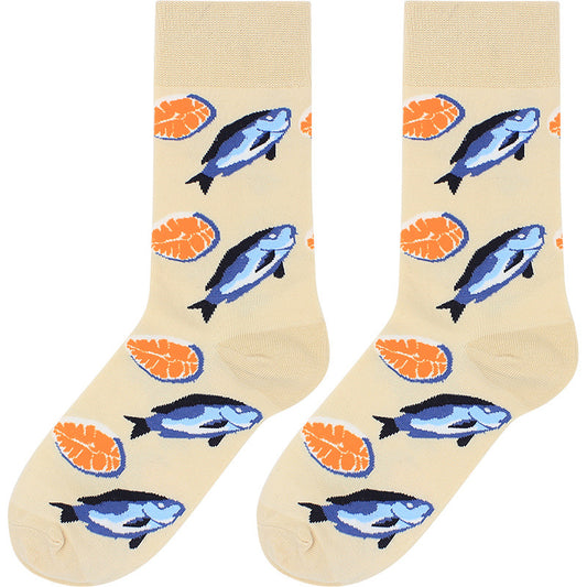 Seafood Motivstrumpor