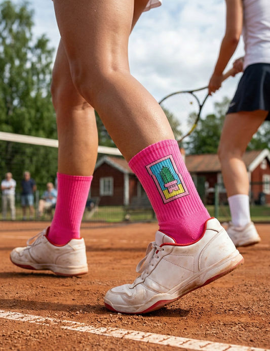 Mönstrade Tennisstrumpor